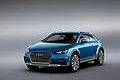 L’Audi allroad shooting brake rappresenta la sintesi stilistica e formale di un modello allroad e di una vettura e- tron.