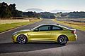 La nuova BMW M3 berlina e la nuova BMW M4 Coupé si presentano con un corpo vettura largo e basso.