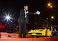Tra gli ospiti, erano presenti l’attrice Megan Fox, il conduttore televisivo Mario Lopez, il campione di polo Nacho Figueras e la moglie Delfina Blaquier, l’imprenditore Robert Herjavec, il regista Michael Mann, e i piloti Derek Hill e Dan Gurney.