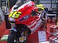 Moto Ducati per gare di Moto GP repplica esposta all´EICMA