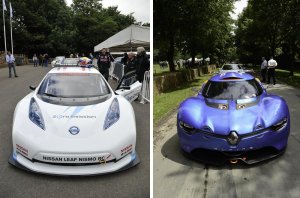 Nissan Nismo e Renault Alpine al Goodwood Festival of Speed Nissan Nismo e Renault Alpine al Goodwood Festival of Speed