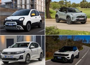 Le cinque auto più vendute in Italia