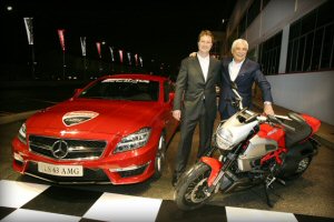 Ducati e AMG: coppia inedita al Motor Show Ducati e AMG: coppia inedita al Motor Show