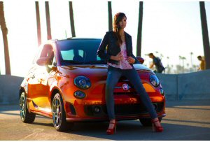 Fiat 500 Cattiva in vetrina a Pebble Beach Fiat 500 Cattiva in vetrina a Pebble Beach