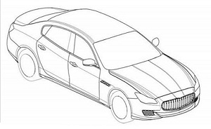 Maserati Quattroporte 2013: i bozzetti ufficiali Maserati Quattroporte 2013: i bozzetti ufficiali
