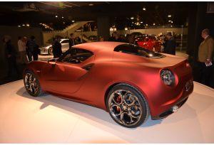 Non solo auto d´epoca ma anche l´Alfa Romeo 4C GTA Concept Non solo auto d´epoca ma anche l´Alfa Romeo 4C GTA Concept