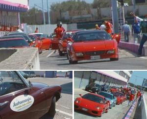 Le Ferrari di Maranello a Binetto: 35 bolidi in pista Le Ferrari di Maranello a Binetto: 35 bolidi in pista