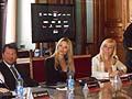 Conferenza stampa a Roma delle Mille Miglia 2012 con Martina Stella madrina dell´evento