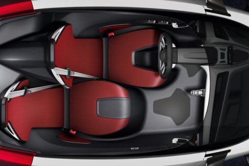 Audi - Audi Urban Concept vista interni dall'alto width=