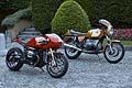 BMW Concept Ninety che festeggia i 90 anni di BMW Motorrad e la moto storica BMW R 90 S a cui si ispira a Villa d´Este 2013