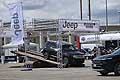 Jeep Renegade quarto ostacolo la «Bilancia» con vettura in discesa