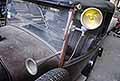 Peugeot 172 R - 1927 dettaglio faro e clacson d´epoca a soffietto da palla