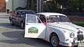 Jaguar MkII del 1962 al Rally di un Weekend di Fine Estate Corsa di cultura e di regolarità