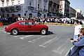 Macchina d´epoca che gareggia nella gara di regolarità al Gran Prix di Bari
