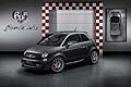 La personalizzazione Abarth 695 Black Diamond strizza l’occhio al pubblico femminile. 