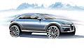 La show car rappresenta l’espressione del nuovo linguaggio visivo di Audi, attingendo ad elementi estetici tipici di una allroad uniti ad un corpo vettura tipico di una Shooting Brake.