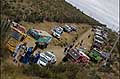 Dakar 2013 14° stage parco chiuso con i mezzi cars e trucks