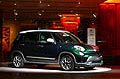 Caratterizzazioni specifiche distinguono la Fiat 500L Trekking dal resto della gamma 500, distinguendosi per il look all-round, assetto rialzato e paraurti con scudo di protezione