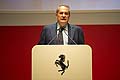Il tour si è concluso con una conferenza stampa, dove l'Amministratore Delegato della Ferrari, Amedeo Felisa, ha spiegato la crescita e le recenti innovazioni del marchio Ferrari, illustrando gli investimenti in materia di ricerca e sviluppo.