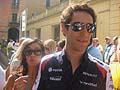 L´inviata di Automania Giulia e Bruno Senna pilota di F1 al Trofeo Lorenzo Bandini 2012