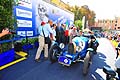 Partenza da Mantova del Gran Premio Nuvolari con l´auto storica Bugatti 37 datata 1927