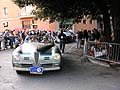 Gran Premio Nuvolari con l´Alfa Romeo 6C 2500 SS Pinin Farina del 1949 conduttori Hirshbold eTessa nella tappa di Bologna