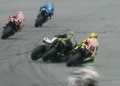 Moto GP impatto dell´incidente di Marco Simoncelli con la Yamaha di Colin Edwards