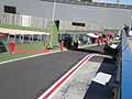 Ingresso box all´Autodromo Piero Taruffi di Vallelunga
