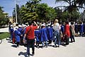 Inaugurazione del Bike Sharing in piazza garibaldi ad Acquaviva con gli studenti ed autorità politiche