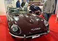 Jaguar E-Type di Diabolik auto storica esposta all´Expo Levante Bari 2023