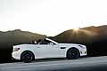 Laterale della vettura Mercedes-Benz SLK 55 AMG