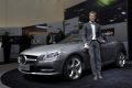 Mercedes SLK 350 con il pilota di F1 Nico Rosberg