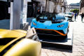 La Huracán STO, supersportiva omologata per l’uso stradale con V10 Aspirato e 640 CV, viene esposta in Piazza del Duomo