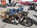 Moto militari storiche in esposizione all´ASI Motorshow 2012 di Varano de’ Melegari (Parma) all´Autodromo Riccardo Paletti