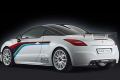 La RCZ Racing Cup Replica è bianca con le fiancate solcate dalle strisce rosso/blu/giallo/azzurro proprie di Peugeot Sport. Il rivestimento dell'abitacolo è una combinazione di pelle nera ed Alcantara® rossa. 