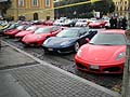 Panoramica Raduno Ferrari nella città eterna a favore di Telethon. Foto by Carlito