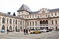 Supercar esposte esternamente al Castello del Valentino per la conferenza stampa dell Salone dell´Auto di Torino 2017 a Parco Valentino