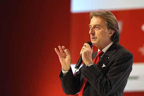 Ferrari - F150 presentation: Luca di Montezemolo width=