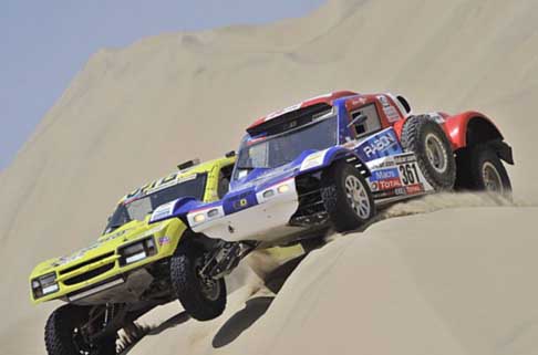 III Tappa - Dakar 2013 terza tappa - 361 Vandromme Philippe e Vivier Federici Franzesi su Buggy MD Rallye width=