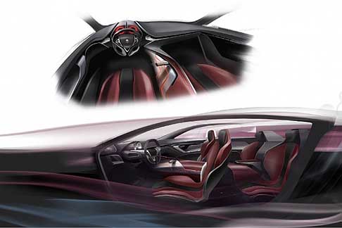 Alfa Romeo - Alfa Romeo Gloria interni disegni cruscotto e sedili width=