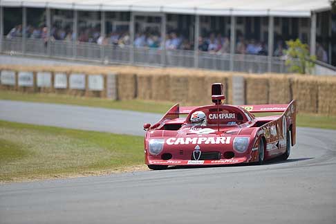Alfa Romeo - Alfa Romeo Tipo 33 TT 12 del 1975 a Goodwood width=