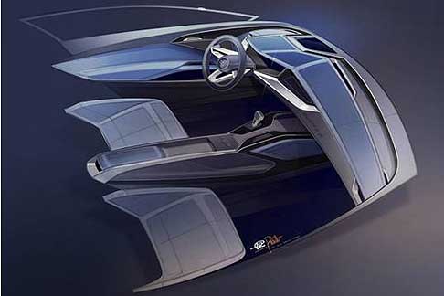 Audi - Audi Quattro Concept interni prime bozze ufficiali width=