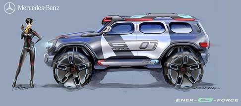 Mercedes - Auto futuristica 007 Mercedes Ener G-Force width=