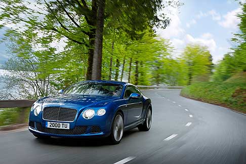 Bentley - Benley Continental GT Speed Coupè supercar che raggiunge i 329 km/h width=
