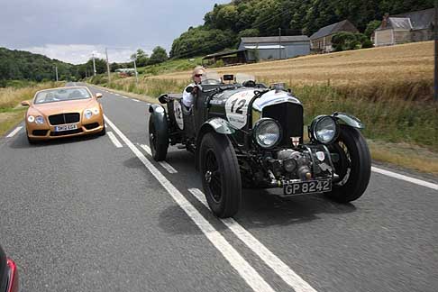 Bentley - Bentley continental GTC V8 e 4 1/2 litre Bloweron the way to 2012 Le Mans Classic width=