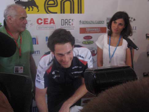 Bruno Senna - Bruno Senna premiato al Trofeo Lorenzo Bandini a brisighella width=
