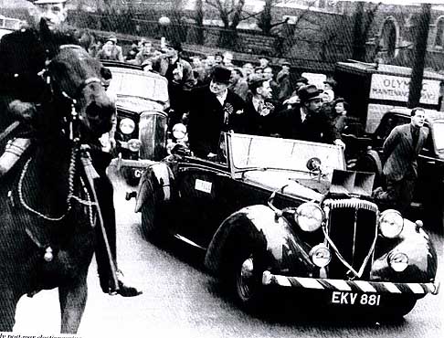 Auto storiche all´asta - Daimler DB18 Drophead usata da Winston Churchil del 1939 