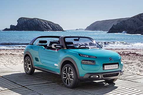Citroen - Citroen Cactus M prototipo vista anteriore width=