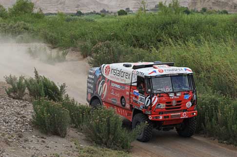 Dakar 2013 - Dakar 2013 truck Tatra T815 2 ZO R45 12.400 4x4.1 con il driver Ales Loprais width=
