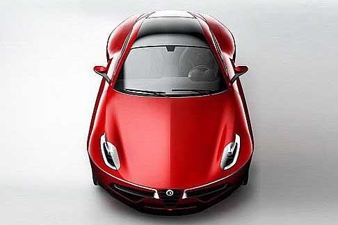 Disco Volante - Disco Volante Touring Alfa 8C con motore 4,7 litri V8 benzina  width=